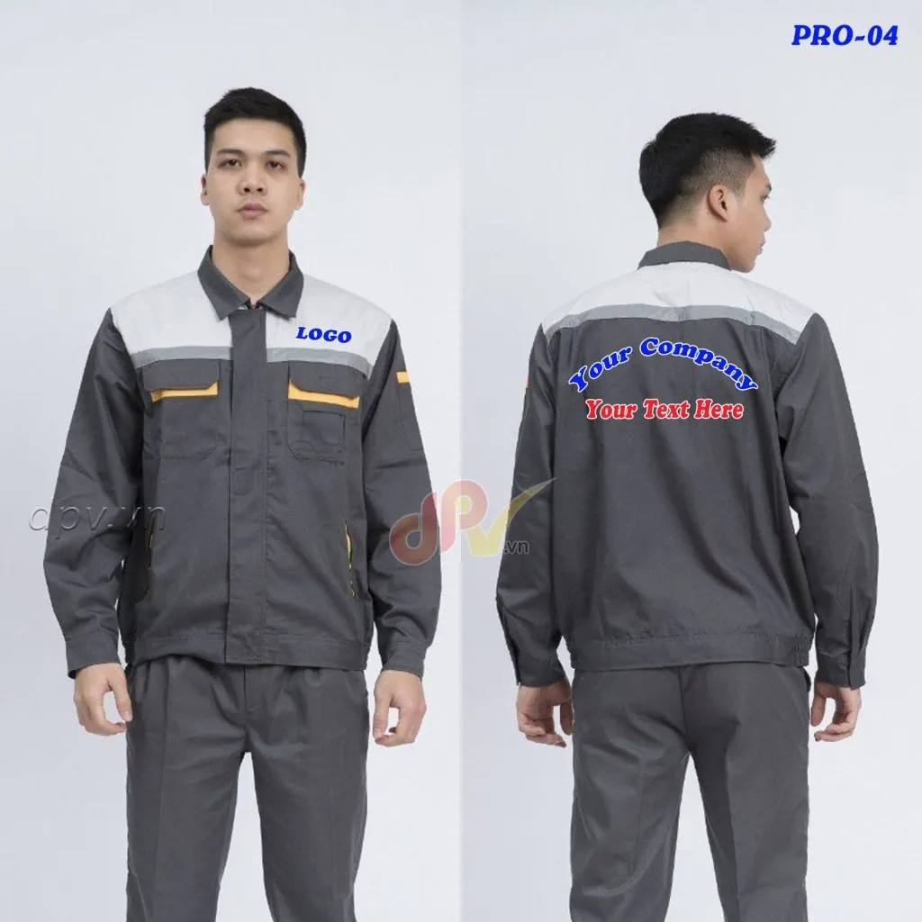 Đồng phục bảo hộ lao động cao cấp PRO-04
